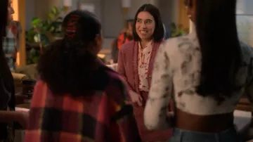 Maje Jolia Tweed Skirt worn by Sofia (Jade Bender) as seen in grown-ish (S06E03)