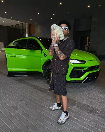 Dior Grey & Brown B30 Sneakers worn by NoCap on his Instagram account @thebackendchild