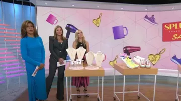 Alice + Olivia Katz Falda usada por Chassie Post como se ve en Today with Hoda & Jenna el 18 de julio de 2023