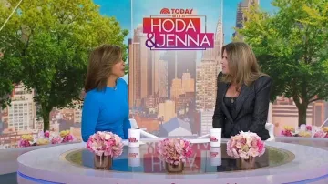 Givenchy Draped Dress In Crepe worn by Hoda Kotb as seen in Today  with Hoda & Jenna on July 18, 2023