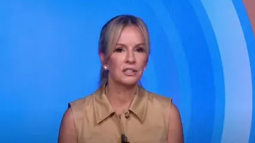 Lafayette 148 New York Sonny Belted Shirtdress worn by Jennifer Ashton as seen in Good Morning America on July 18, 2023