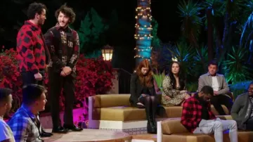 Camisa abotonada multicolor Beams Plus usada por Frankie Jonas como se ve en Claim to Fame (S02E04)