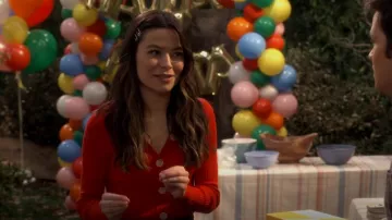 Sandro Cardigan worn by Carly Shay (Miranda Cosgrove) as seen in iCarly (S03E09)