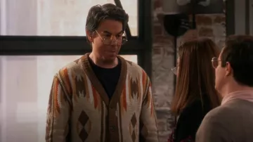 Cotton On Vintage Cardigan worn by Spencer Shay (Jerry Trainor) as seen in iCarly (S03E09)