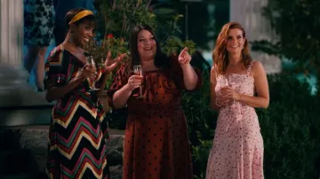 The dress worn by Maddie Townsend (JoAnna García) in the series In the Shadow of the Magnolias (Season 1 Episode 5)