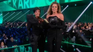 Jean Paul Gaultier Cou­ture Jump­suit worn by Khloé Kardashian as seen in The Kardashians (S03E09)