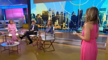 Asos Pleated Wide Leg Jumpsuit worn by Rhiannon Ally as seen in Good Morning America on July 19, 2023