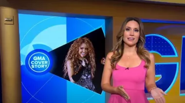 Esteban Cortazar Collective Flamenco Dress worn by Rhiannon Ally as seen in Good Morning America on July 21, 2023