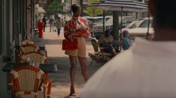 Maje Fariadots Suede Sandals worn by Helen Decatur (Heather Headley) as seen in Sweet Magnolias (S03E04)