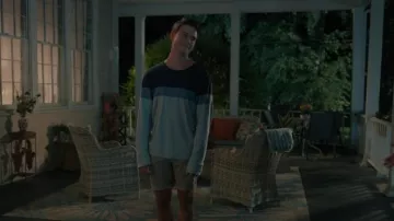 Marine Layer Jacob Pieced Crewneck T-Shirt worn by Tyler 'Ty' Townsend (Carson Rowland) as seen in Sweet Magnolias (S03E04)
