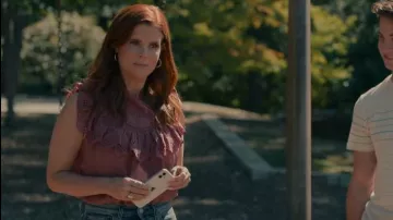 Top de Ulla Johnson Delaine usado por Maddie Townsend (JoAnna Garcia) como se ve en Sweet Magnolias (S03E07)