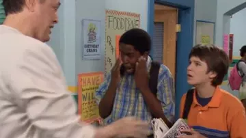 U.S. Polo Assn. Button Up Plaid Shirt worn by Simon 'Cookie' Nelson-Cook (Daniel Curtis Lee) in Ned's Declassified School Survival Guide (S02E13)