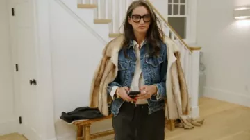 Tom Ford 52MM Lunettes à filtre bleu géométrique portées par Jenna Lyons vues dans The Real Housewives of New York City (S14E02)