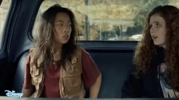 Field Vest Jacket worn by Paige (Emmy Liu-Wang) as seen in The Slumber Party