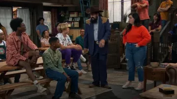 Ralph Lauren RRL Horse-Print Polo Shirt worn by Bill Pickett (Alfred Lewis) as seen in BUNK'D (S06E30)