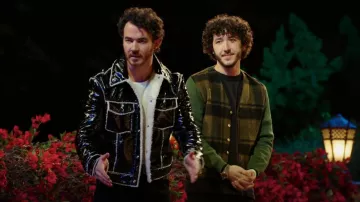 Amiri Faux-Shearling Lined Jacket worn by Kevin Jonas as seen in Claim to Fame (S02E05)