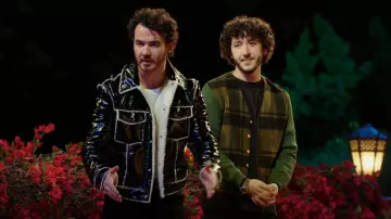 Amiri Faux-Shearling Lined Jacket worn by Kevin Jonas as seen in Claim to Fame (S02E05)