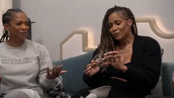 Skims Cozy Knit Robe worn by Shereé Whitfield as seen in The Real Housewives of Atlanta (S15E11)