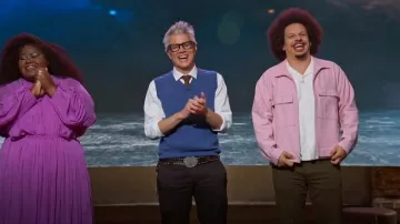 Gilet en cachemire Banana Republic porté par Johnny Knoxville comme on le voit dans The Prank Panel (S01E04)