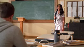 BP. Printed shirt worn by Devi Vishwakumar (Maitreyi Ramakrishnan) as seen in Never Have I Ever (Season 4 Episode 9)