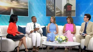 Alice + Olivia Gorgeous Coin Pocket Jean worn by Hoda Kotb as seen in Today on  July 28, 2023