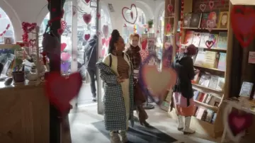 Wales Bonner Jacquard Straight-leg Pants worn by Dr. Nya Wallace (Karen Pittman) as seen in And Just Like That… (S02E07)