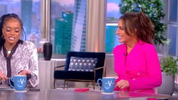 Dolce And Gabbana Double-Breasted Tech Coat worn by Alyssa Farah as seen in The View on  July 29, 2023