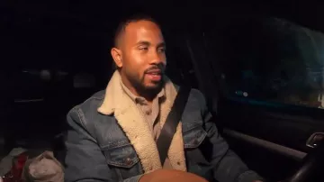 Levi's Regular Fit Sherpa Denim Trucker Chaqueta usada por Julio como se ve en 90 Day Fiancé: The Other Way (S05E03)