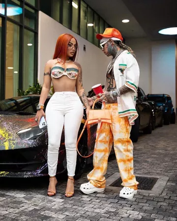 Crocs Crush Clog White worn by 6ix9ine on his Instagram account @6ix9ine