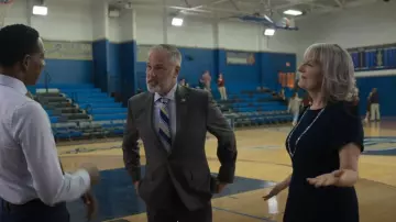 Dress The Population Lainey Cap-Sleeve Sheath Dress worn by as seen in Swagger (S02E03)