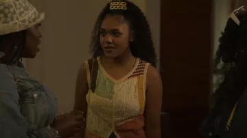 American Eagle Women's Patchwork Tank usado por Tonya Edwards (Christina Jackson) como se ve en Swagger (S02E03)