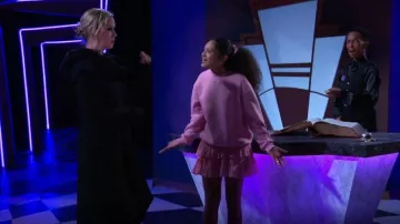 Free People Melissa Skirt worn by Frankie Ripp(Eliana Sua) as seen in Pretty Freekin Scary (S01E01)