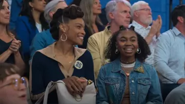 Reiss Camel Nikola Petite Knitted Bodycon Midi Vestido usado por Jenna Carson (Shinelle Azoroh) como se ve en Swagger (S02E02)