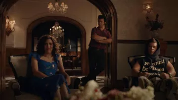 Shoshanna Midnight Neva Dress worn by Judy Gemstone (Edi Patterson) as seen in The Righteous Gemstones (S03E09)