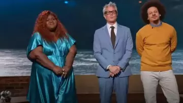 Nerecina Sora Jumpsuit Petite portée par Gabourey Sidibe vue dans The Prank Panel (S01E05)