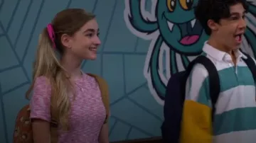 H&M Rib Top worn by Layla Mueller (Amelia Sheikh) as seen in Pretty Freekin Scary (S01E06)