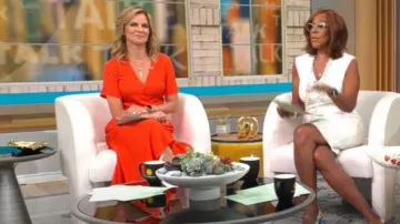 A.L.C. Claire Vestido usado por Natalie Morales visto en CBS Mornings el 1 de agosto de 2023