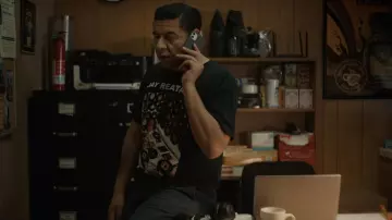 Jay Reatard Matador Singles '08 2008 Tour Shirt worn by Julio (Chris Estrada) as seen in This Fool (S02E09)