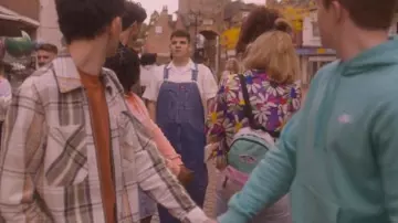 Dickies Indigo Bib Overalls worn by Isaac Henderson (Tobie Donovan) as seen in Heartstopper (S02E07)