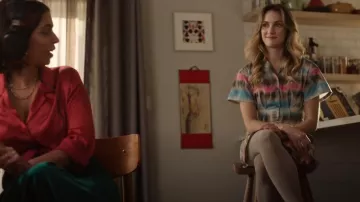 Jjxx By Jack & Jones Vestidos de camisa usados por Sam (Julie Nolke) como se ve en Run The Burbs (S02E04)