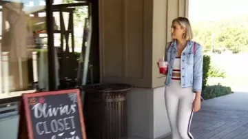 L'Agence Janelle Slim Chaqueta usada por Gina Kirschenheiter como se ve en The Real Housewives of Orange County (S17E09)