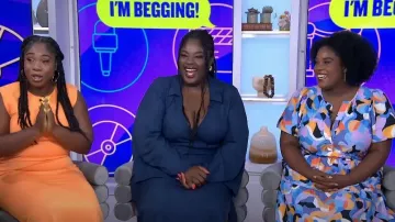 Anthropologie The Somerset Collection Maxi Vestido usado por Dina Asher-Smith como se ve en Today with Hoda & Jenna el 4 de agosto de 2023