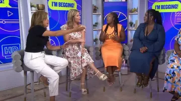 Banana Republic Slim Refined Stretch Cargo Pants worn by Hoda Kotb as seen in Today with Hoda & Jenna on August 4, 2023
