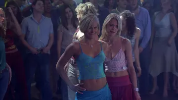 Top Chistian Dior Pink Monogram usado por Heather Vandergeld (Jaime King) como se ve en White Chicks