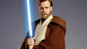 Capa Jedi marrón usada por Obi-Wan Kenobi (Ewan McGregor) en la serie de televisión Obi-Wan Kenobi (Temporada 1 Episodio 4)