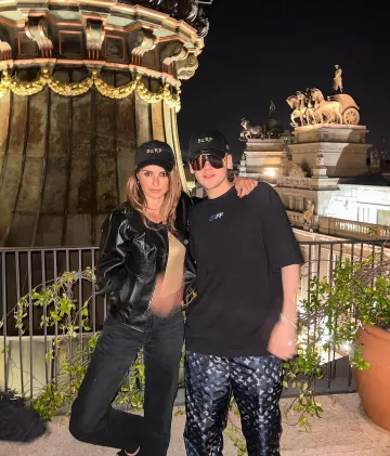 Louis Vuitton Black Mahina Monogram Trackpants portés par Bizarrap sur son compte Instagram @bizarrap