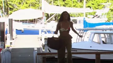 Longchamp Medium Le Pliage Tote bag porté par Charity Lawson vu dans The Bachelorette (S20E07)