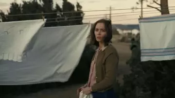 Lady Hamilton A-2 watch worn by Kitty Oppenheimer (Emily Blunt) as seen in Oppenheimer