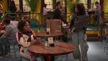 Zcrave F3tish Blouse and Pants Set worn by Emily (Asia Martin) as seen in Raven's Home (S06E14)
