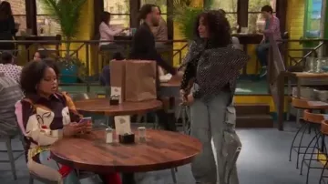 Aries Arise Low Rise Car­go Pant worn by Raven Baxter (Raven-Symoné) as seen in Raven's Home (S06E14)